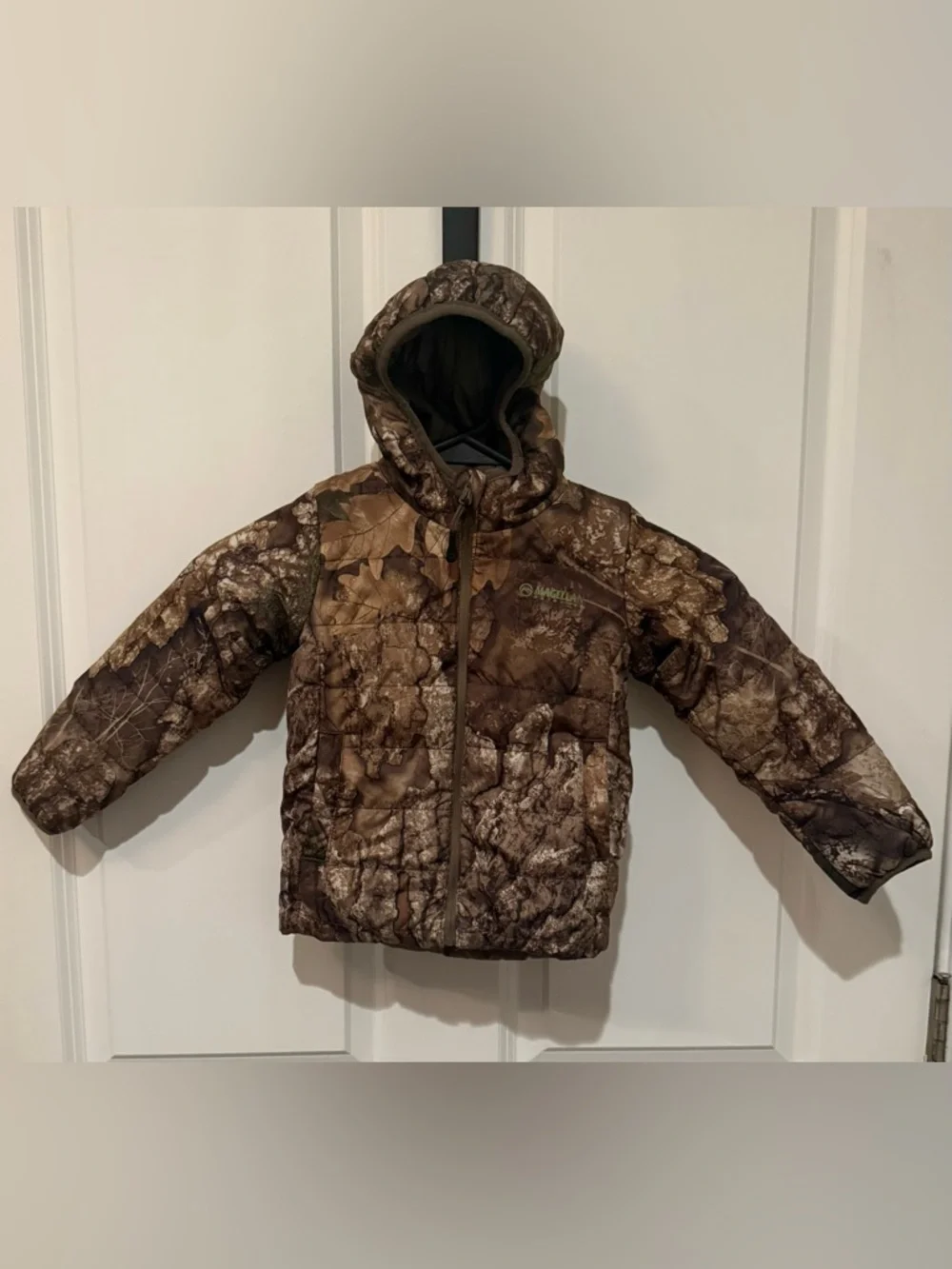 Magellan Realtree APX Outdoors Camo/Brown Reversible Puffer Jacket